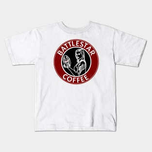 Battlestar Coffee (Variant) Kids T-Shirt